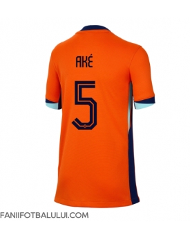 Țările de Jos Nathan Ake #5 Echipament de Fotbal Replică European 2024 Femei Acasa